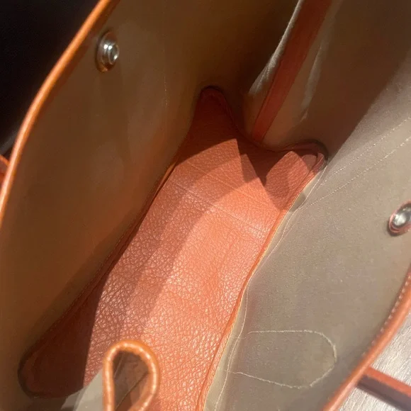 Authentic Hermès Garden Party 36 Tote Bag– Orange (Vintage) - Picture 7 of 11